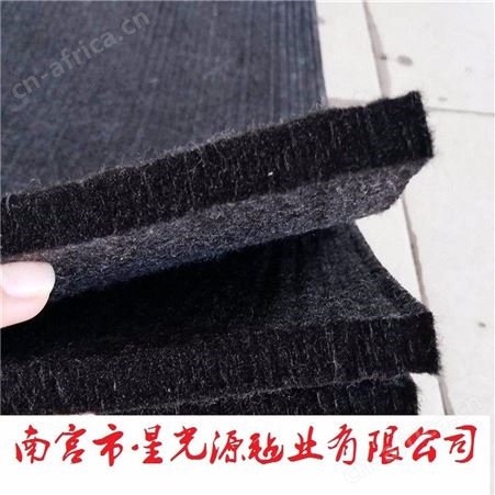 黑色吸音棉毛毡，隔音吸音棉毯毛毡，隔音背胶毛毡