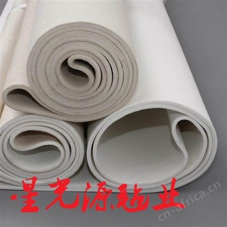 半松软工业羊毛毡，细白毛毡，抛光羊毛毡