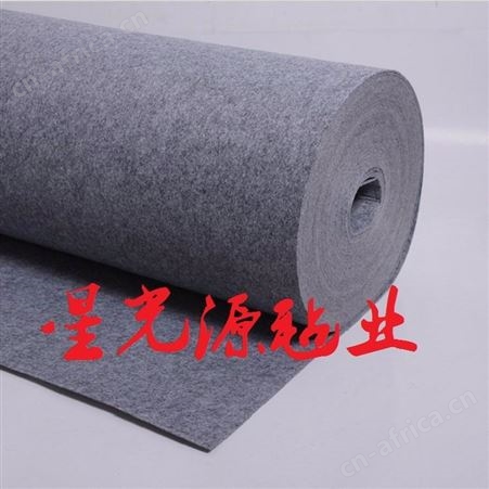 热轧无纺布毛毡，黑色阻燃毛毡，空调隔音棉毡