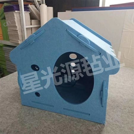 猫盆宠物窝毛毡，彩色化纤毡，聚氨酯毛毡