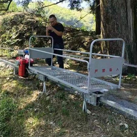 轨道运输车 山地果园运货车 汽油单轨运输车