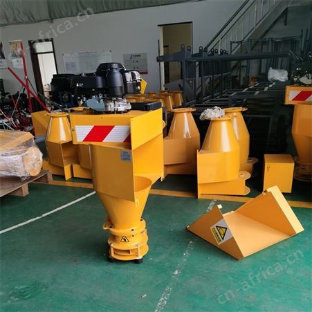 便携式融雪剂撒布机 立式皮卡车挂道路撒盐机 小型汽油抛洒