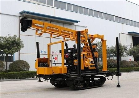 小型升降式履带钻机 多用途野外潜孔钻机 全自动行走
