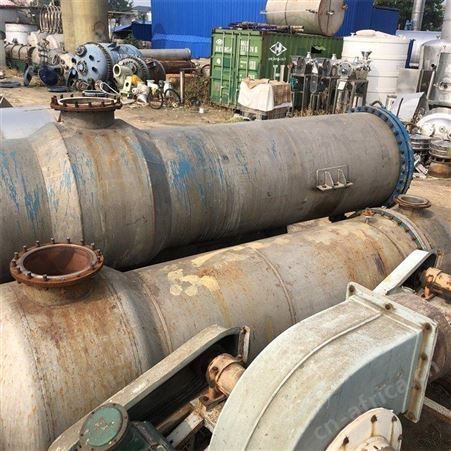 现货出售各种冷凝器 二手不锈钢冷凝器 半不锈钢冷凝器 钛材冷凝器 石墨换热器