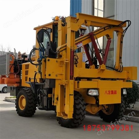 汇鑫护栏打桩机 简易护栏打拔一体机 高速公路926打拔钻厂家