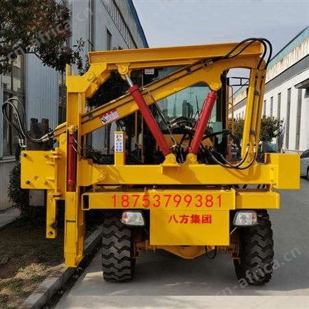 汇鑫护栏打桩机 简易护栏打拔一体机 高速公路926打拔钻厂家