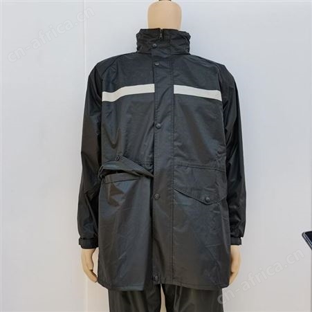 黑蓝色雨衣 分体 反光条 好质量 山西天意州