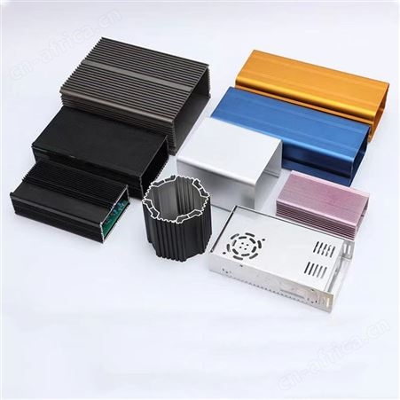 定制  6061型材电池壳挤出 吉聚铝业 阳极氧化彩色