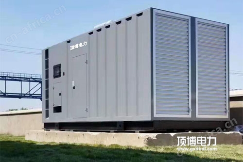 已安装成完的柴油发电机组