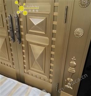 厂家定制别墅镀铜不锈钢门