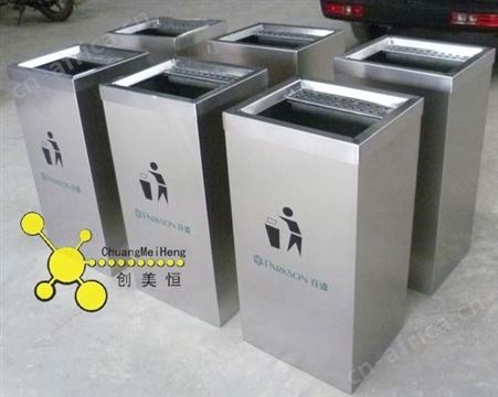 宾馆会所不锈钢镀铜垃圾桶   时尚酒店不锈钢垃圾桶