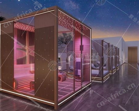 会所可定制大空间干蒸 湿蒸 远红外光波能量房 频谱房 桑拿房 