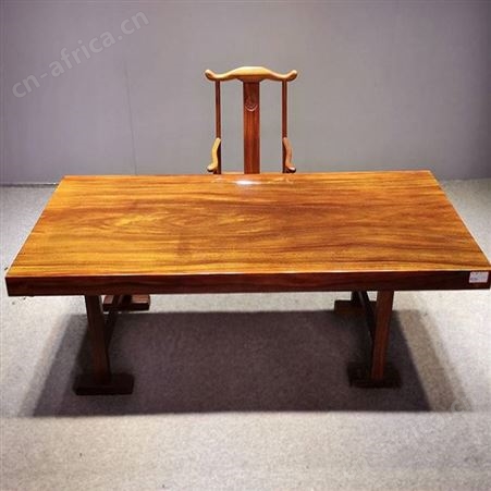 实木大板 朴舍艺品 红木桌 雍容典雅你好