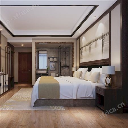 广东朴舍家具123沙发组合 实木双人床  新中式实木家具工厂