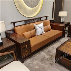 广东现代简约沙发组合 客厅新中式沙发  酒店沙发组合定制