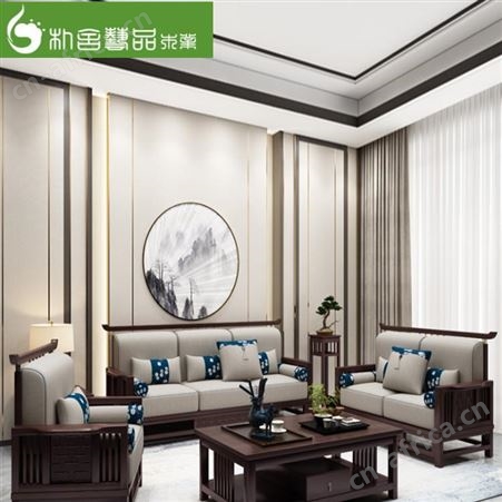 广东朴舍家具123沙发组合 实木双人床  酒店实木家具定制