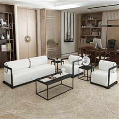 深圳现代中式沙发 禅意木质沙发组合  新中式实木沙发组合