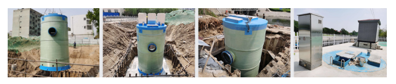 一体化雨水泵站安装效果图