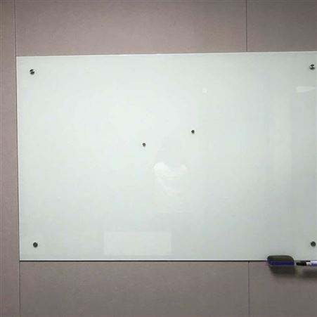 钢化玻璃白板 郑州包安装 家用磁性挂式玻璃绿板 尺寸定做