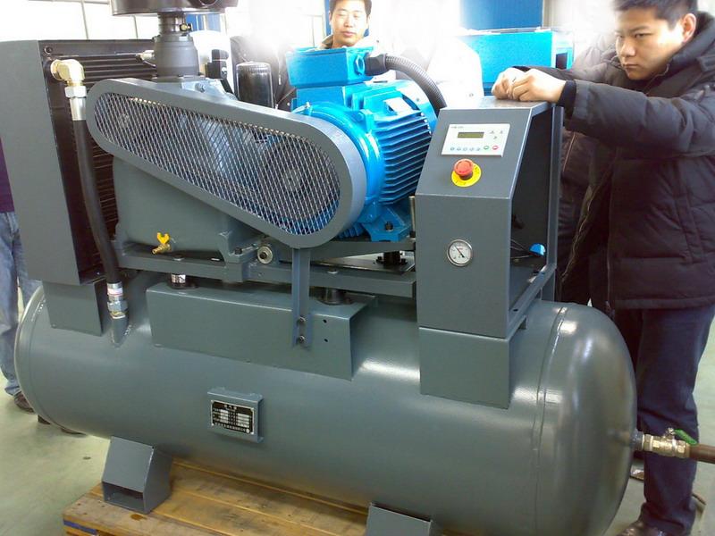 一台无锡五洋赛德15kw二手空压机图片